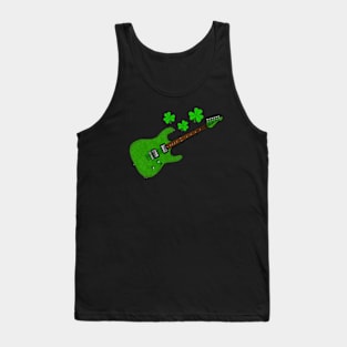 Electric Guitar St Patrick's Day Guitarist Irish Musician Tank Top